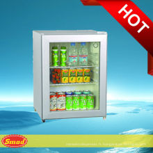 70L mini fridge transparent door